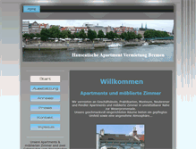Tablet Screenshot of hap-bremen.de